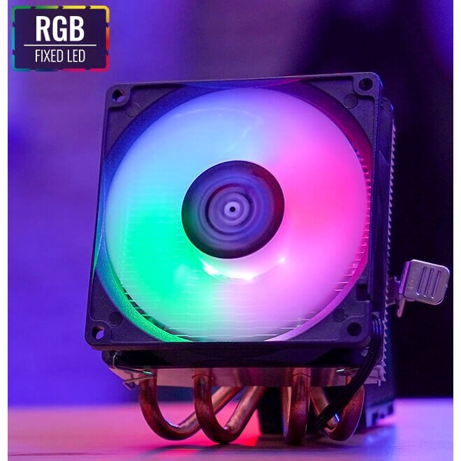 Кулер для процессора AeroCool / Formula Verkho 4 Lite серебристый, 90 мм, алюминий/медь, 2000 об/мин