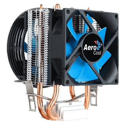 Кулер для процессора AeroCool / Formula Verkho 4 Lite серебристый, 90 мм, алюминий/медь, 2000 об/мин