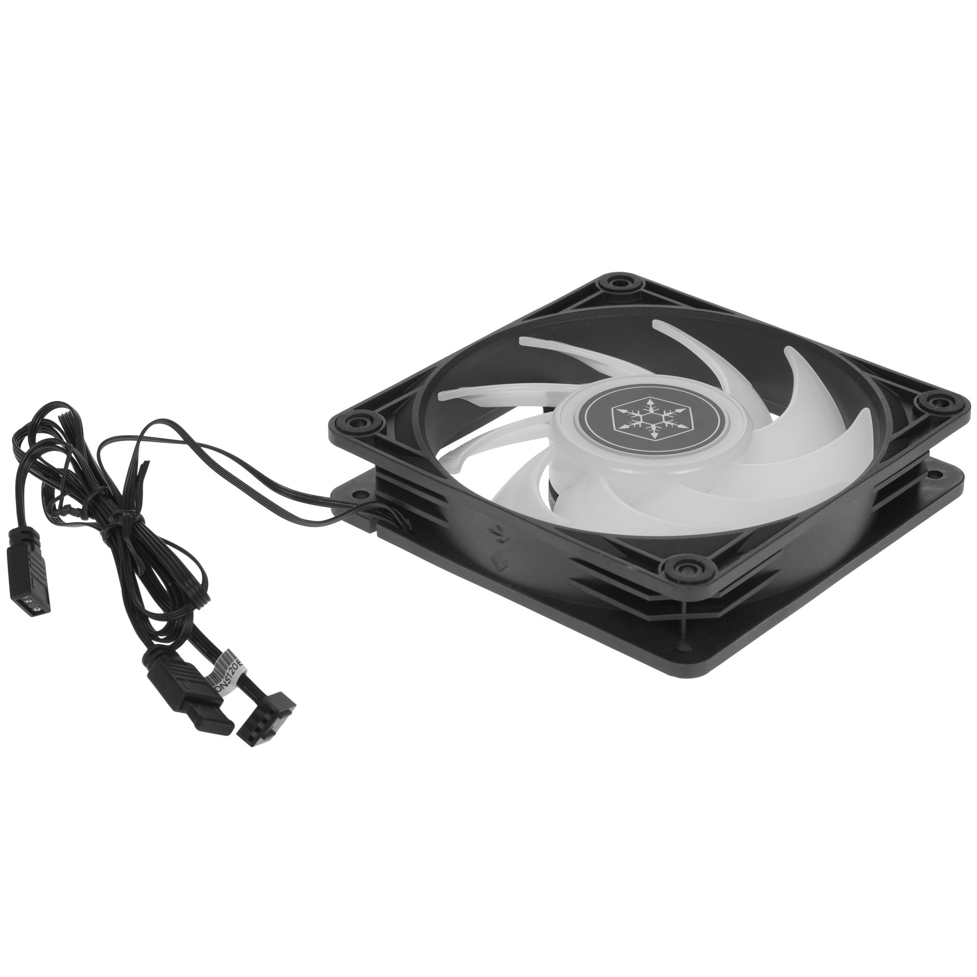 Вентилятор для корпуса Silverstone VISTA 120 ARGB черный, 120 мм, 2000 об/мин, 30.6 дБ, 4 pin