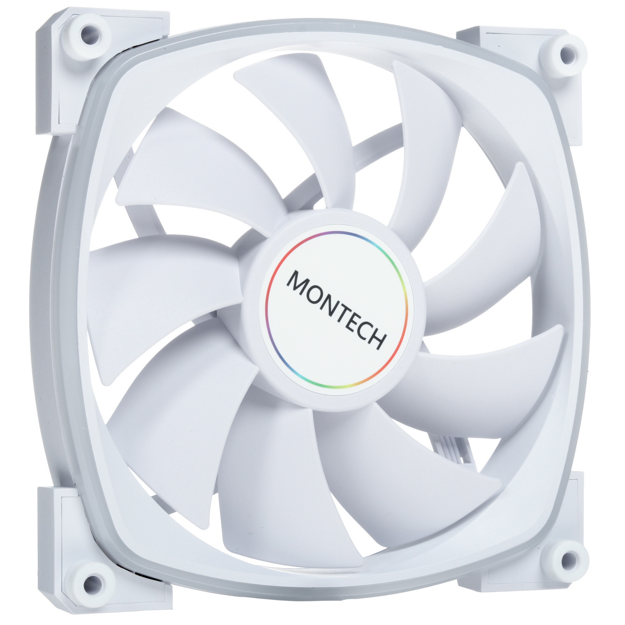 Вентилятор для корпуса MONTECH AX140 PWM белый, 140 мм, 1600 об/мин, 27.9 дБ, 4 pin