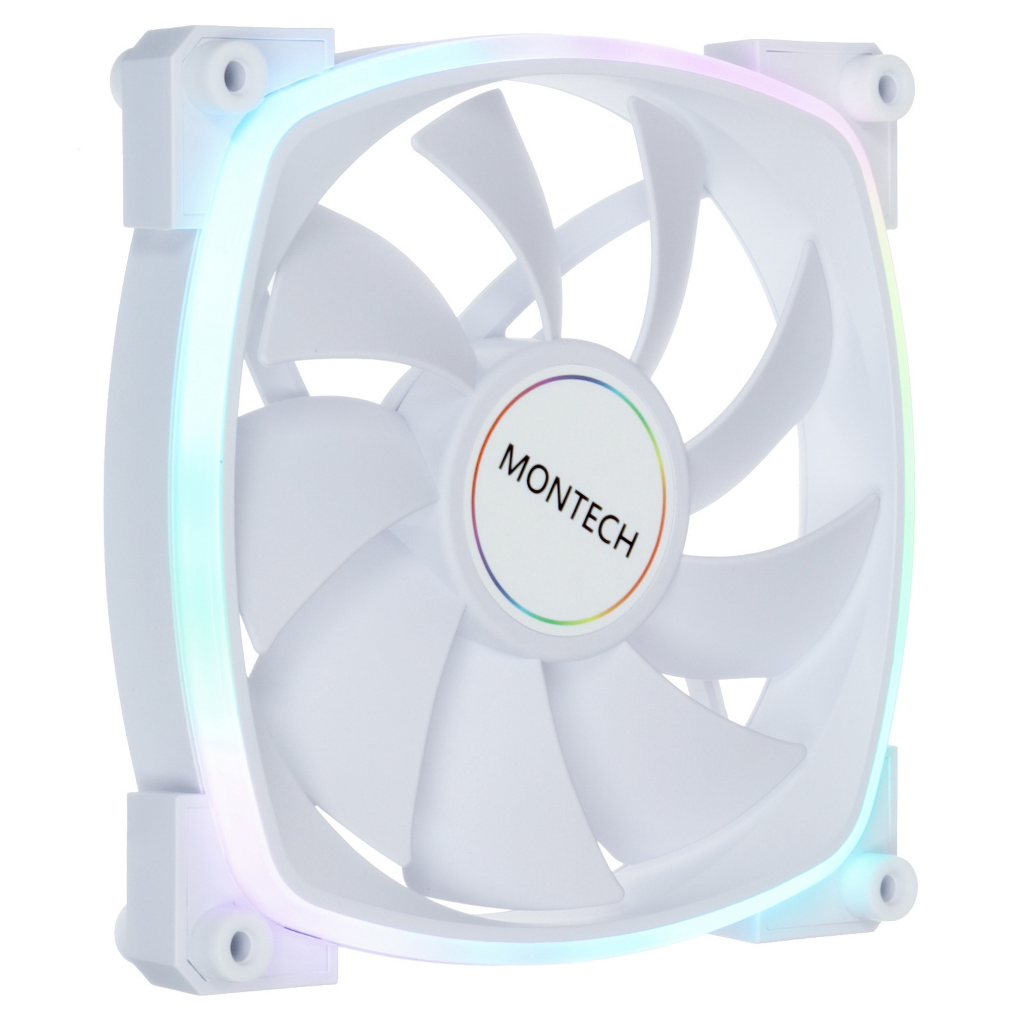 Вентилятор для корпуса MONTECH AX140 PWM белый, 140 мм, 1600 об/мин, 27.9 дБ, 4 pin