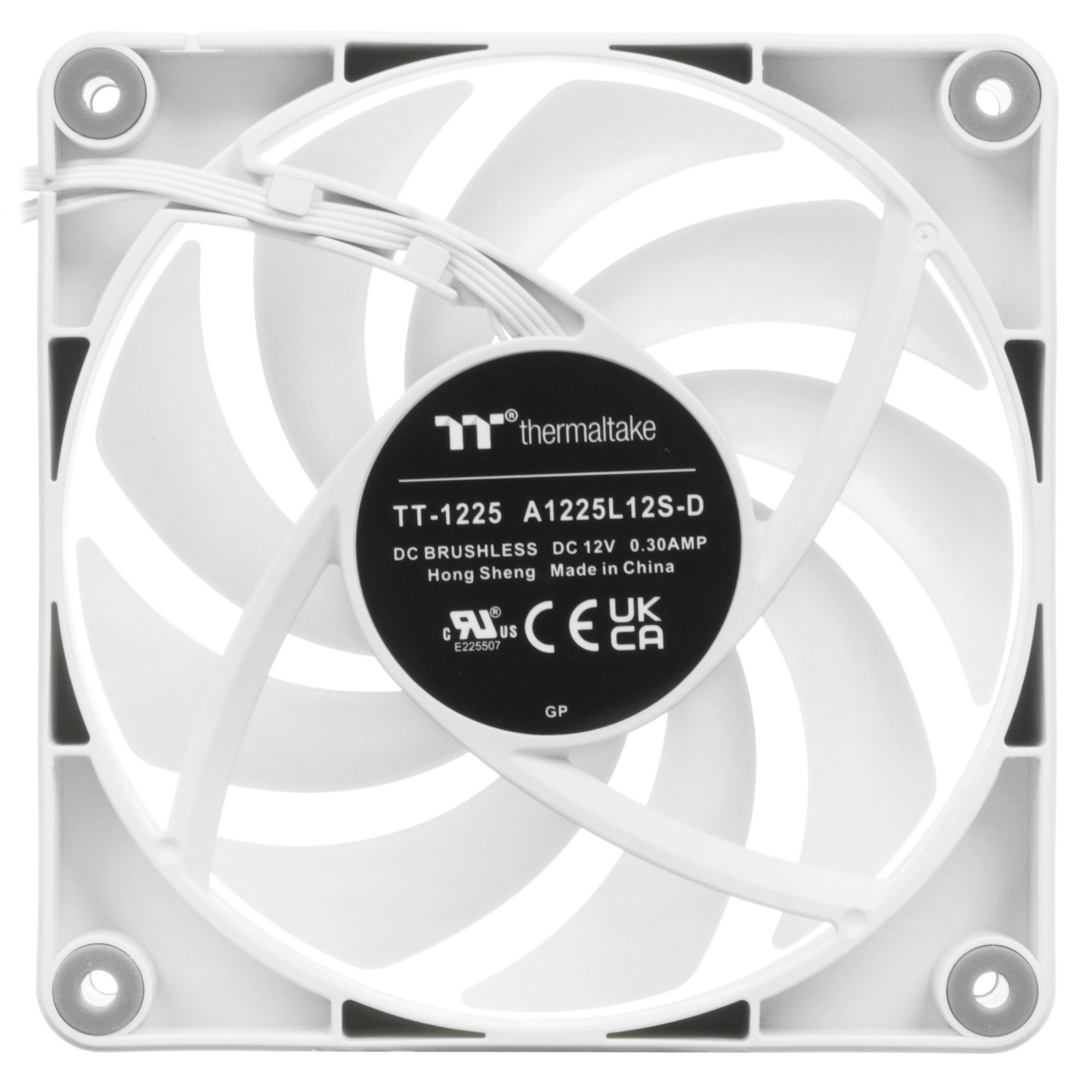 Вентилятор для корпуса Thermaltake CT120 Sync Reverse ARGB 120х120x25 белый 4-pin 31.2дБ (упак.:2шт)