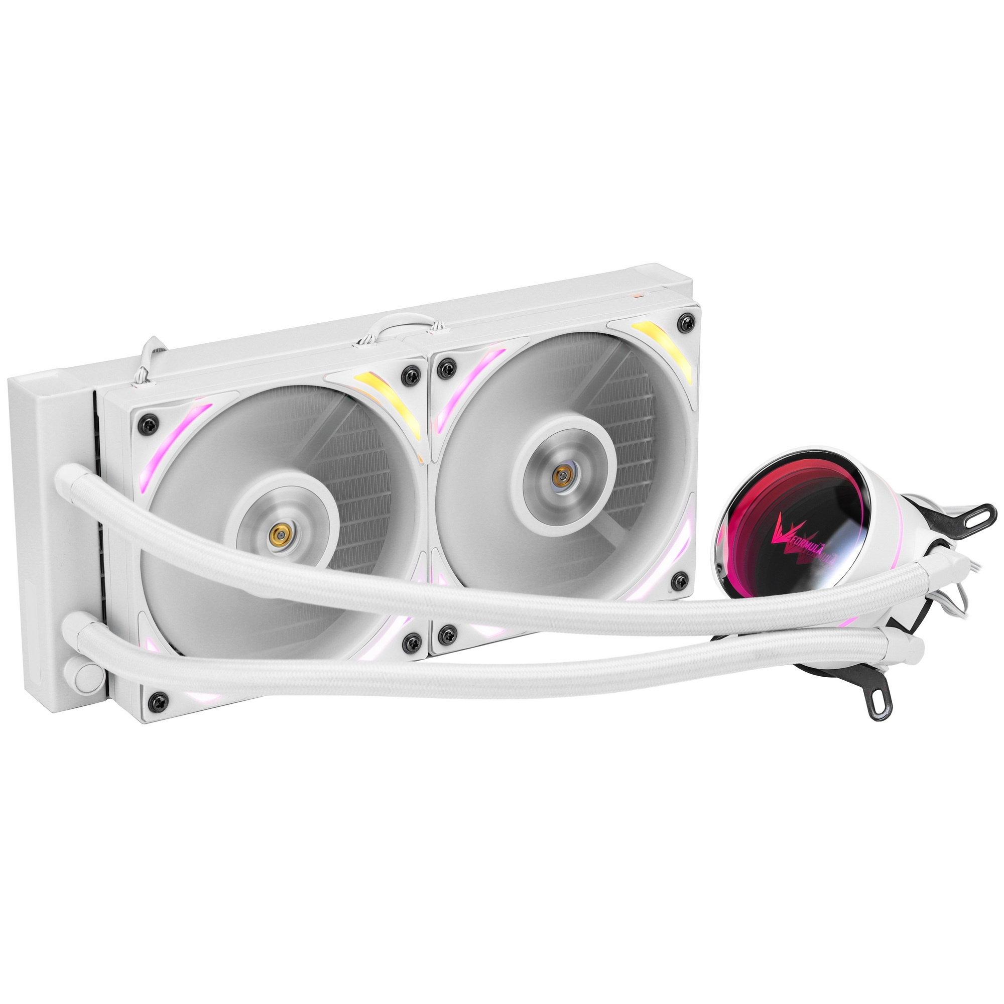 Система водяного охлаждения Formula Oasis L240 ARGB белый 120мм алюминий+медь 2000rpm 27.2db 4-pin 3