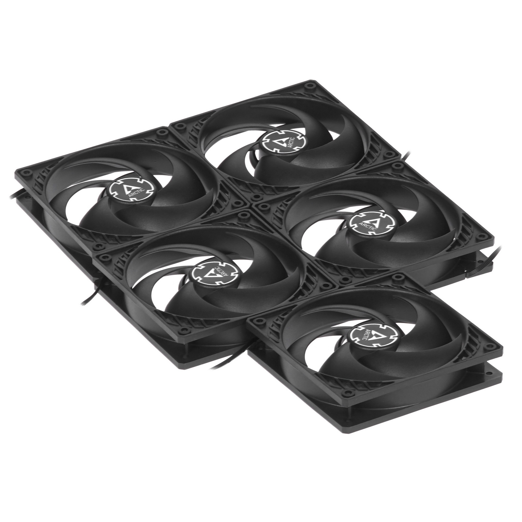 Вентилятор для корпуса Arctic P14 Value Pack черный, 140 мм, 1700 об/мин, 24.5 дБ, 3 pin