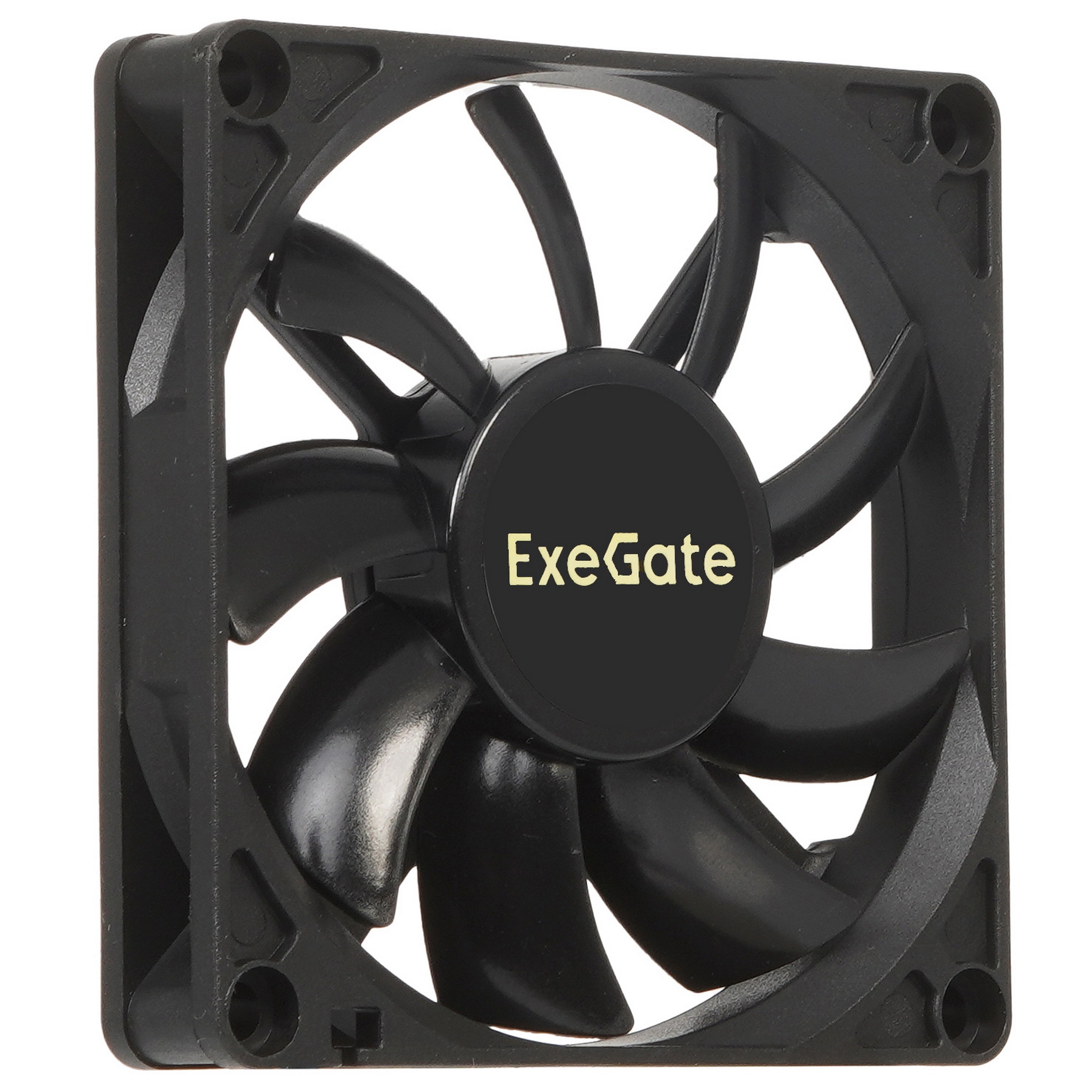 Вентилятор для корпуса ExeGate EX08015B4P-PWM черный, 80 мм, 2500 об/мин, 25 дБ, 4 pin