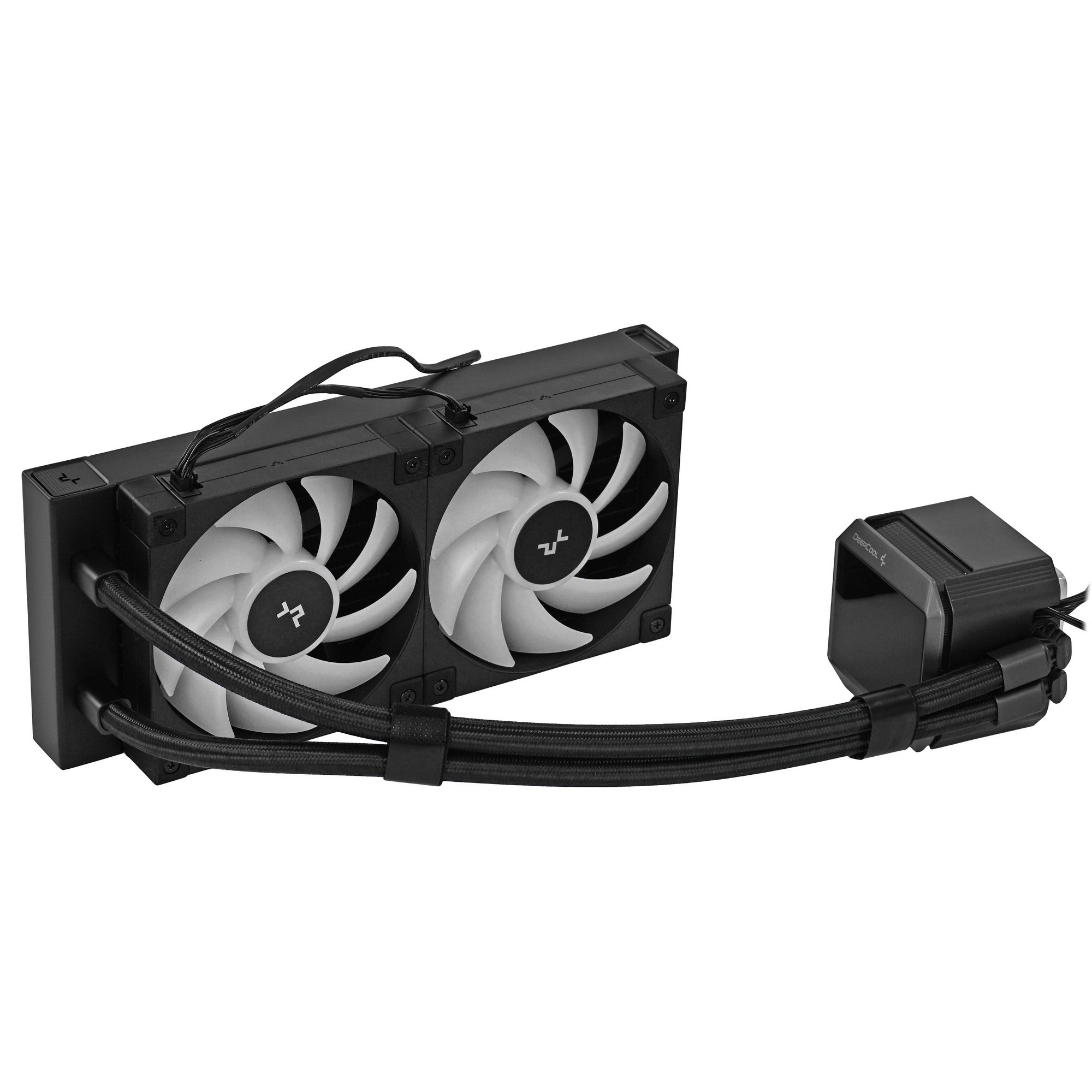 Система жидкостного охлаждения DEEPCOOL MYSTIQUE 240 ARGB черный, 120 мм, алюминий, 2150 об/мин, 36.