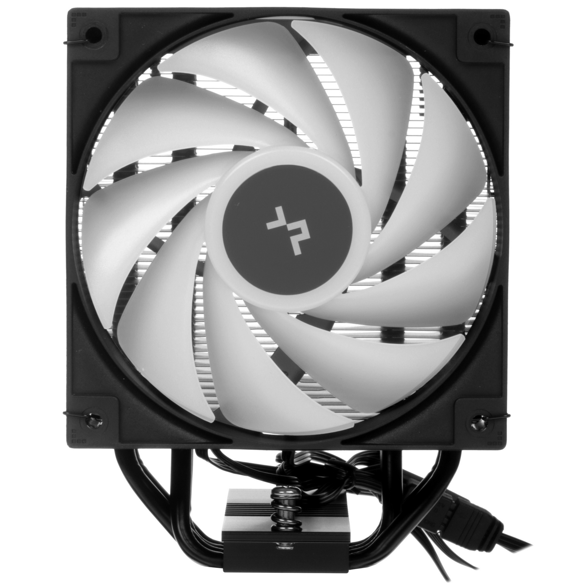 Кулер для процессора DEEPCOOL AG400 BK ARGB V2 черный 120мм алюминий+медь 2100rpm 31.6db 4-pin 220W