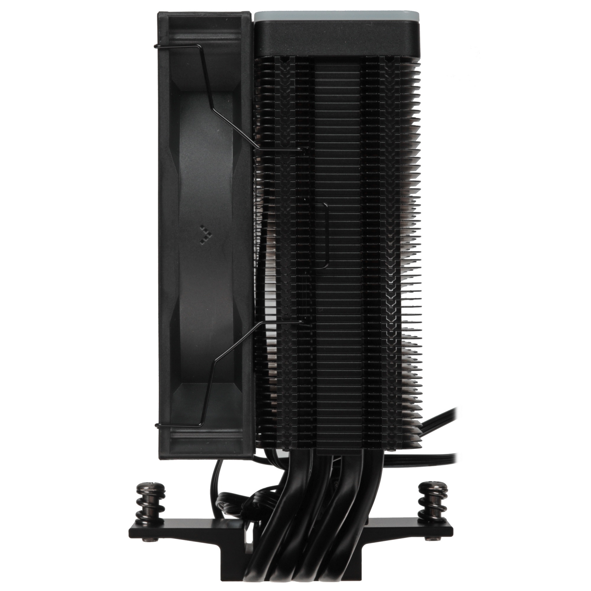 Кулер для процессора DEEPCOOL AG400 BK ARGB V2 черный 120мм алюминий+медь 2100rpm 31.6db 4-pin 220W