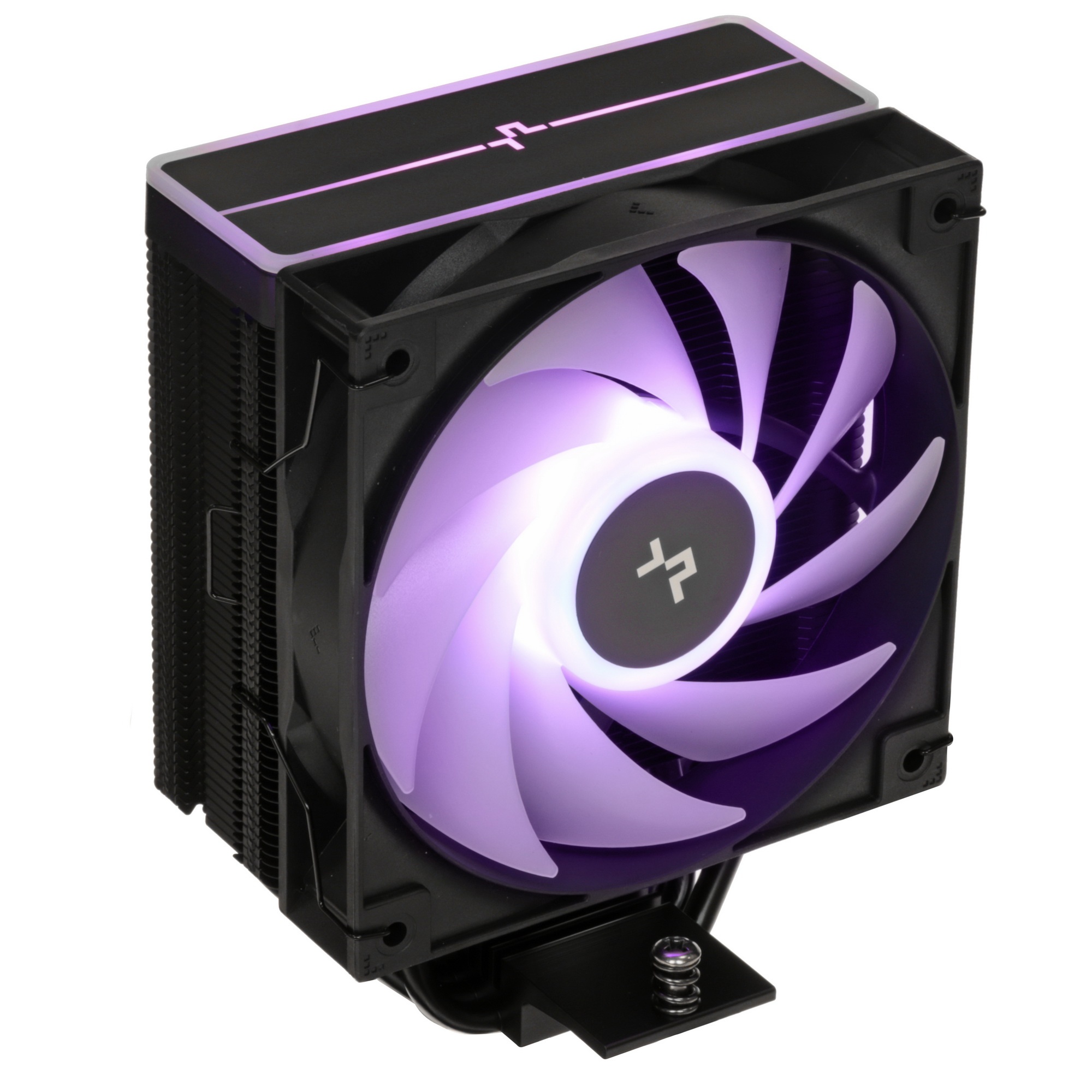 Кулер для процессора DEEPCOOL AG400 BK ARGB V2 черный 120мм алюминий+медь 2100rpm 31.6db 4-pin 220W