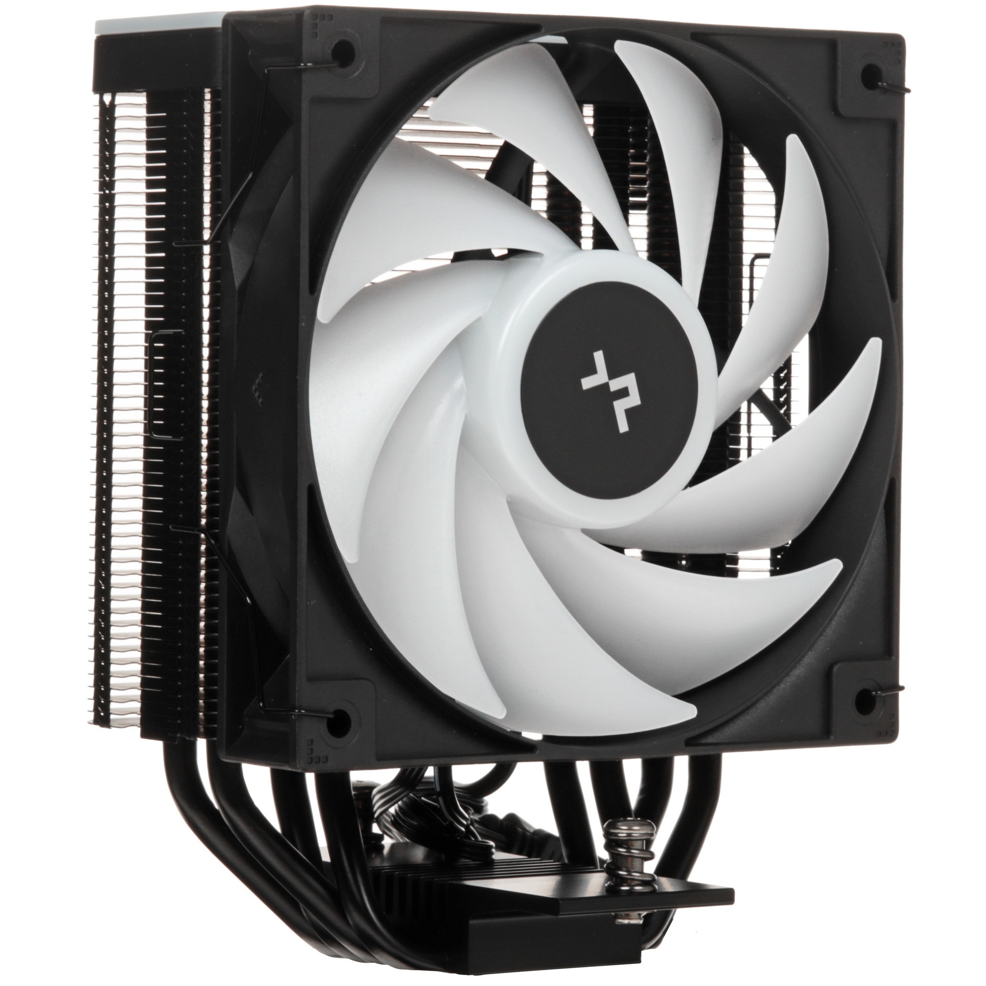 Кулер для процессора DEEPCOOL AG400 BK ARGB V2 черный 120мм алюминий+медь 2100rpm 31.6db 4-pin 220W