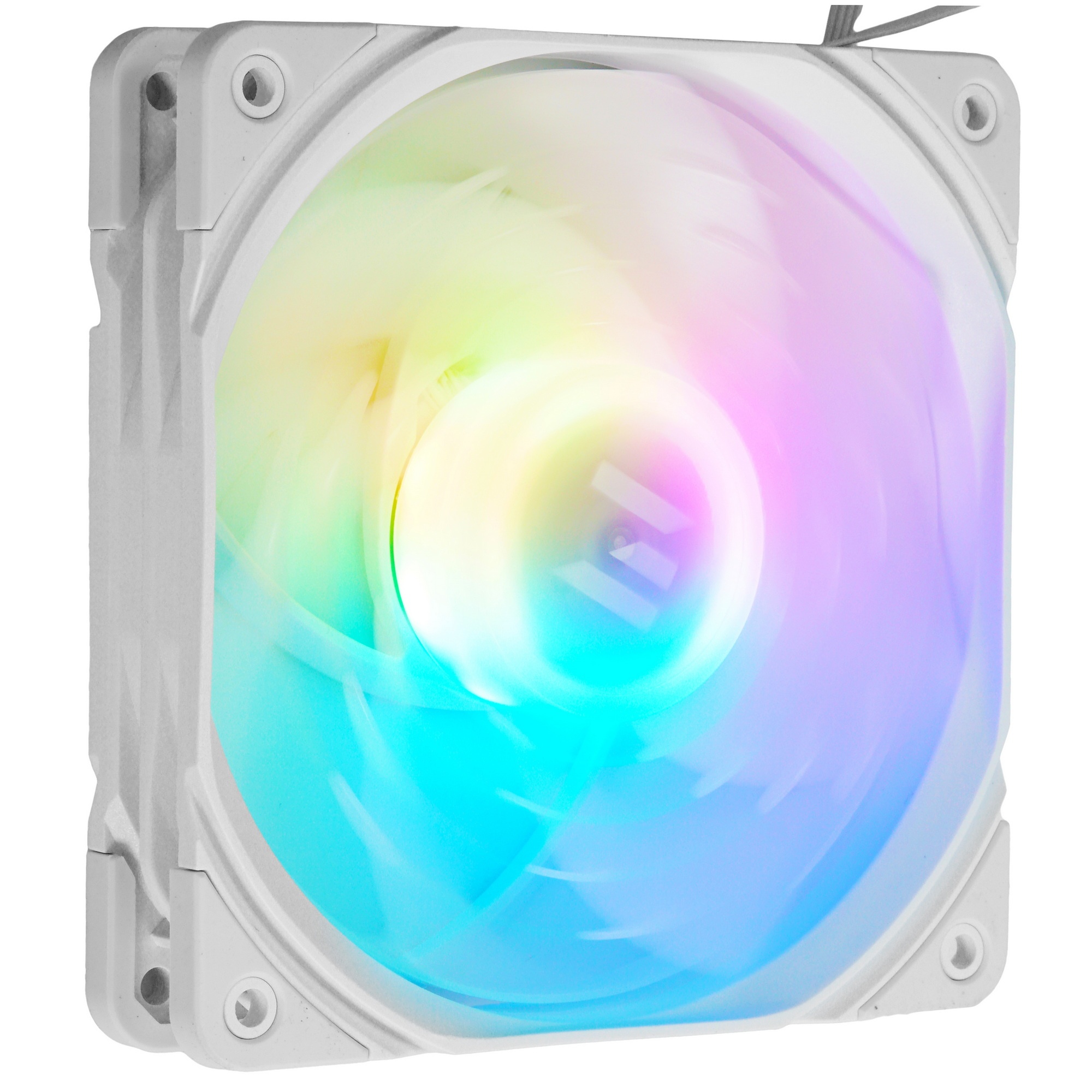 Вентилятор для корпуса Zalman ZM-AF120R ARGB белый, 120 мм, 1500 об/мин, 24.3 дБ, 4 pin