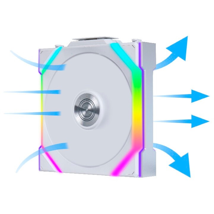 Вентилятор для корпуса LIAN LI SL V2 120  White (3pcs) G99.12SLV23W.00 белый 120мм 2000rpm 29.2db 7-