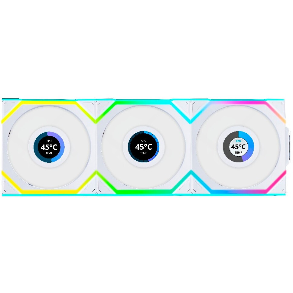 Вентилятор для корпуса LIAN LI SL V2 120  White (3pcs) G99.12SLV23W.00 белый 120мм 2000rpm 29.2db 7-