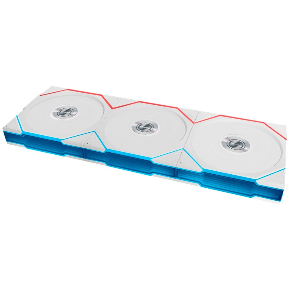 Вентилятор для корпуса LIAN LI SL V2 120  White (3pcs) G99.12SLV23W.00 белый 120мм 2000rpm 29.2db 7-
