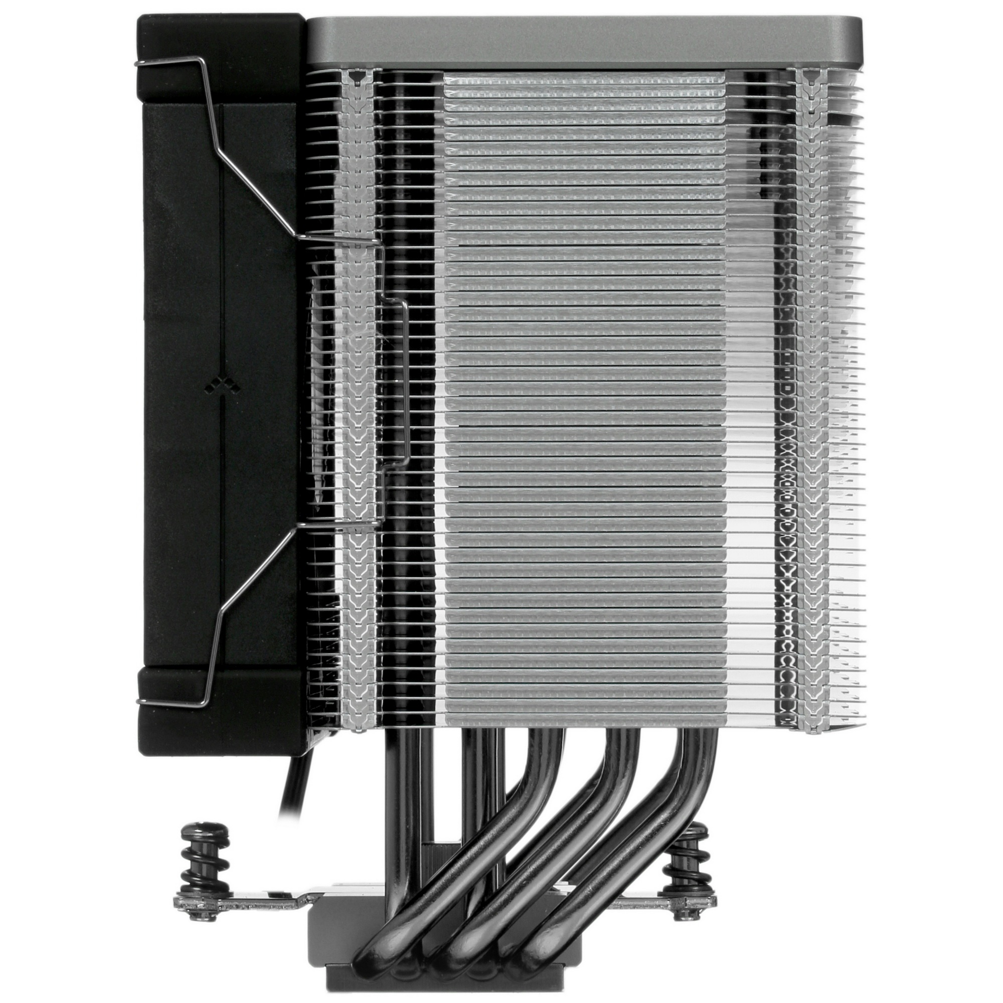 Кулер для процессора DEEPCOOL AK500 серебристый/черный, 120 мм, алюминий/медь, 1850 об/мин, 31.5 дБ,