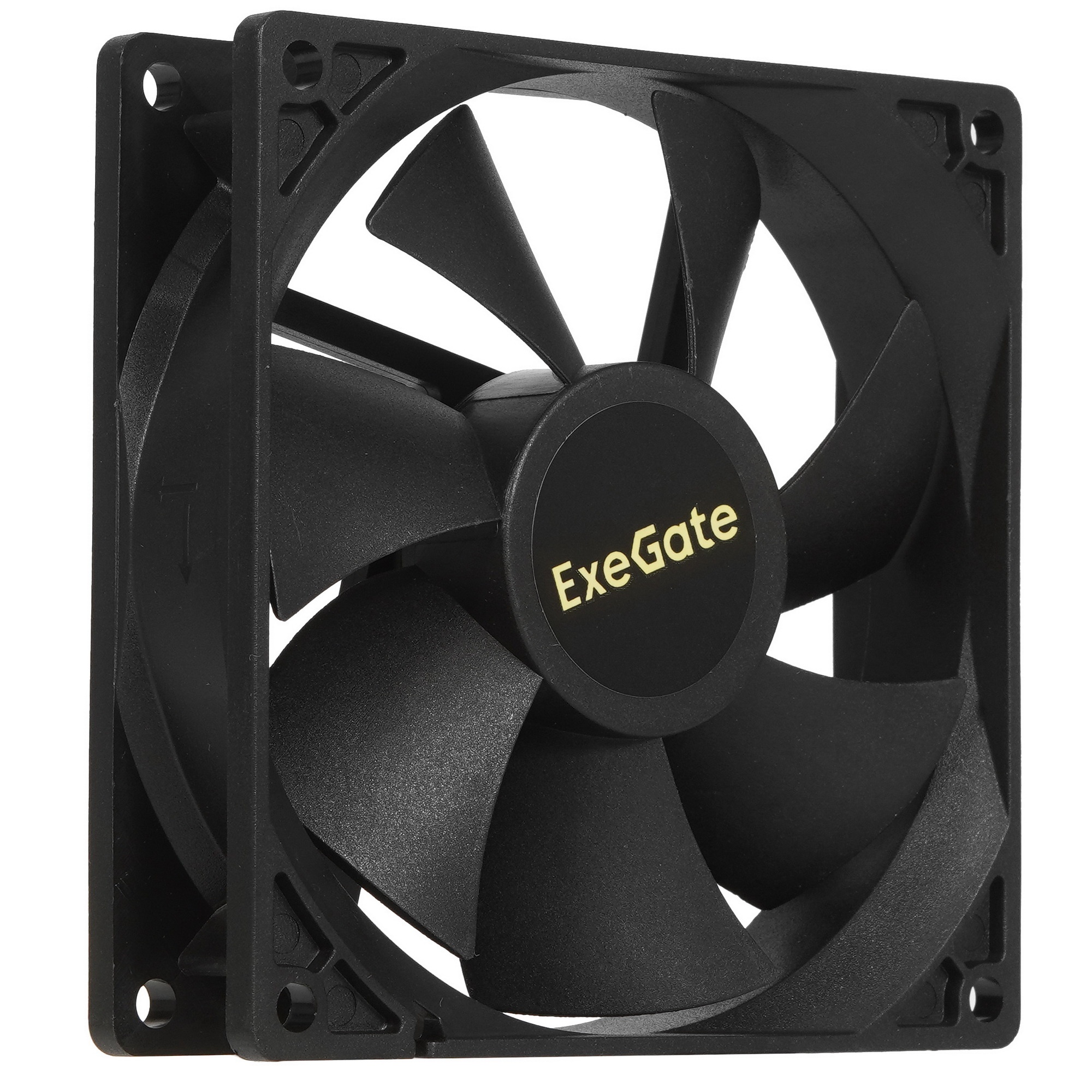 Вентилятор для корпуса ExeGate EX09225B4P-PWM черный, 92 мм, 2200 об/мин, 28 дБ, 4 pin