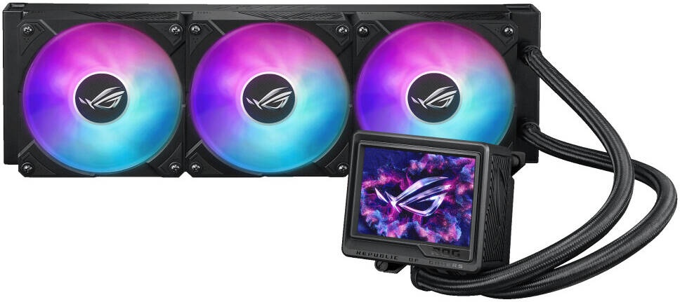 Жидкостная система охлаждения ASUS ROG RYUJIN III 360 ARGB EXTREME 90RC0131-M0EAY0 черный 120мм алюм