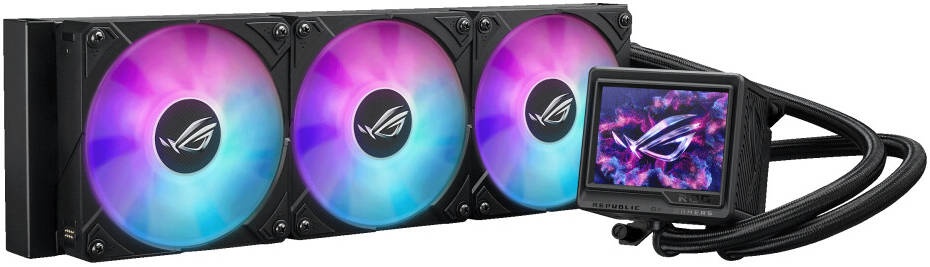 Жидкостная система охлаждения ASUS ROG RYUJIN III 360 ARGB EXTREME 90RC0131-M0EAY0 черный 120мм алюм
