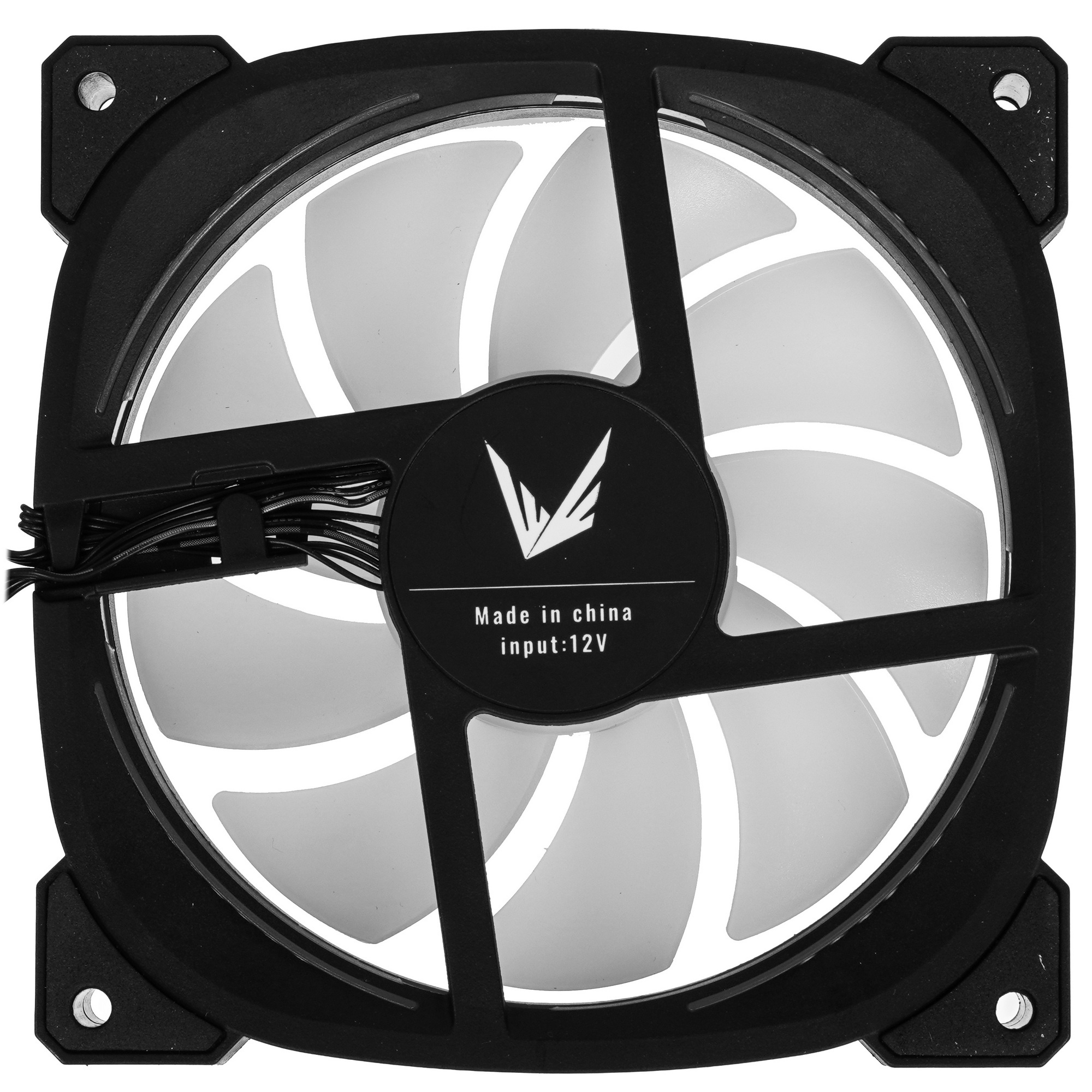 Вентилятор для корпуса Formula Nulight 12BK ARPW ARGB черный, 120 мм, 1500 об/мин, 25.34 дБ, 4 pin