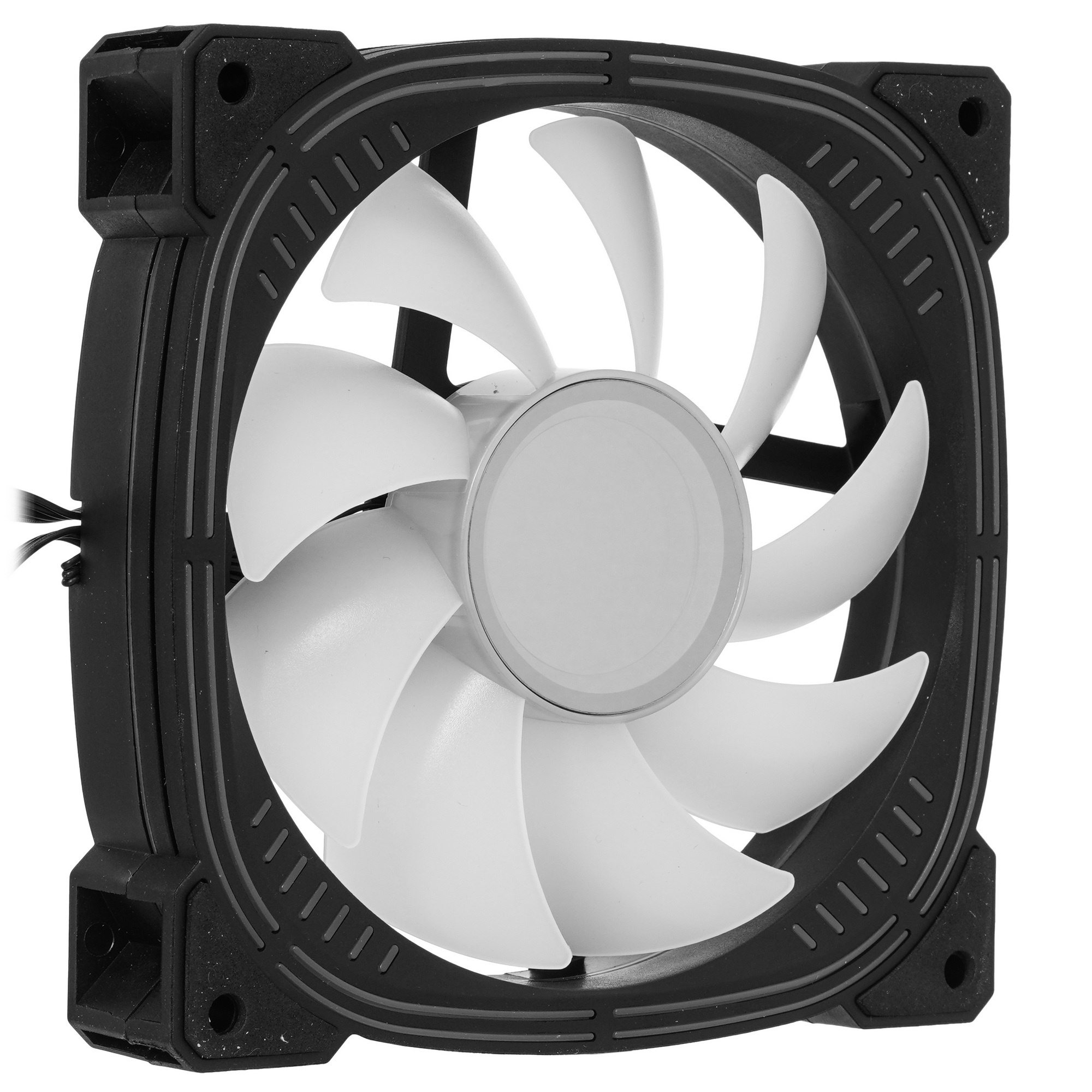 Вентилятор для корпуса Formula Nulight 12BK ARPW ARGB черный, 120 мм, 1500 об/мин, 25.34 дБ, 4 pin