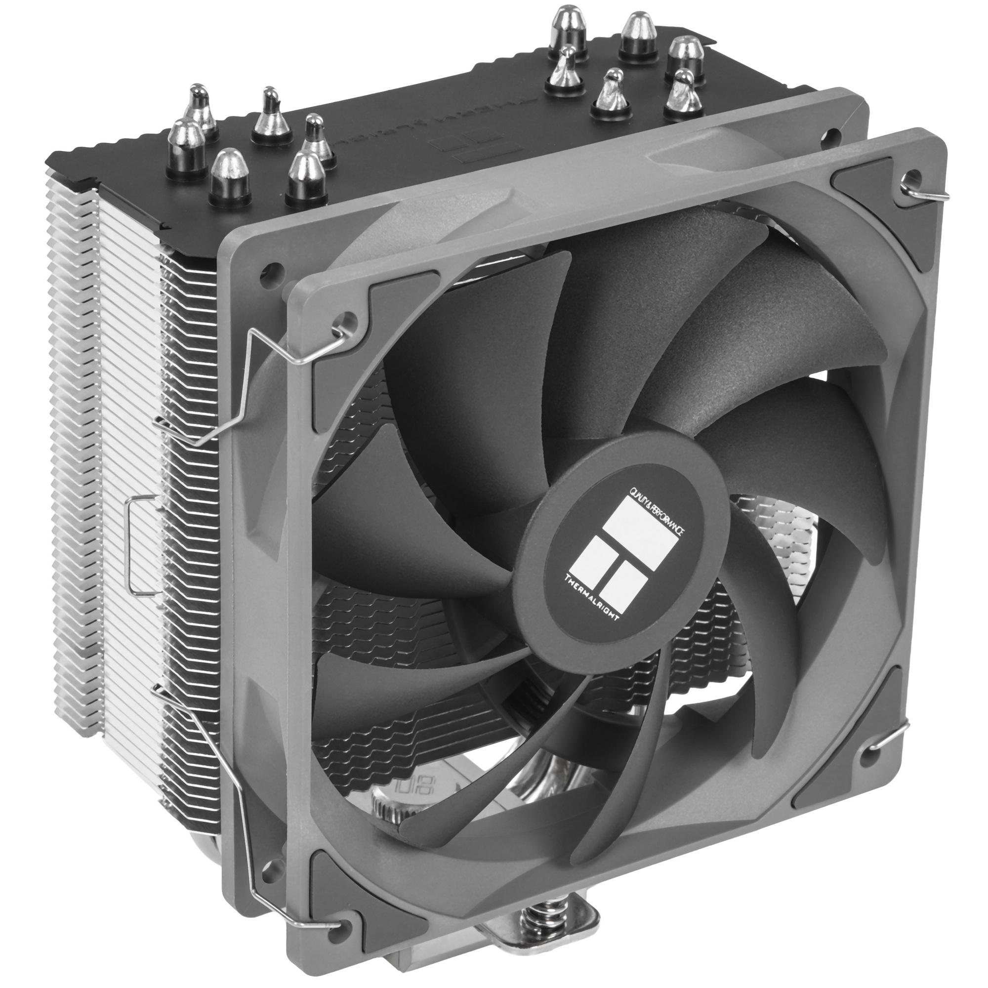 Кулер для процессора Thermalright Burst Assasin 120 (4-pin PWM, 154mm, Ni/CU, 6x6mm, 1x120mm, 66.17C
