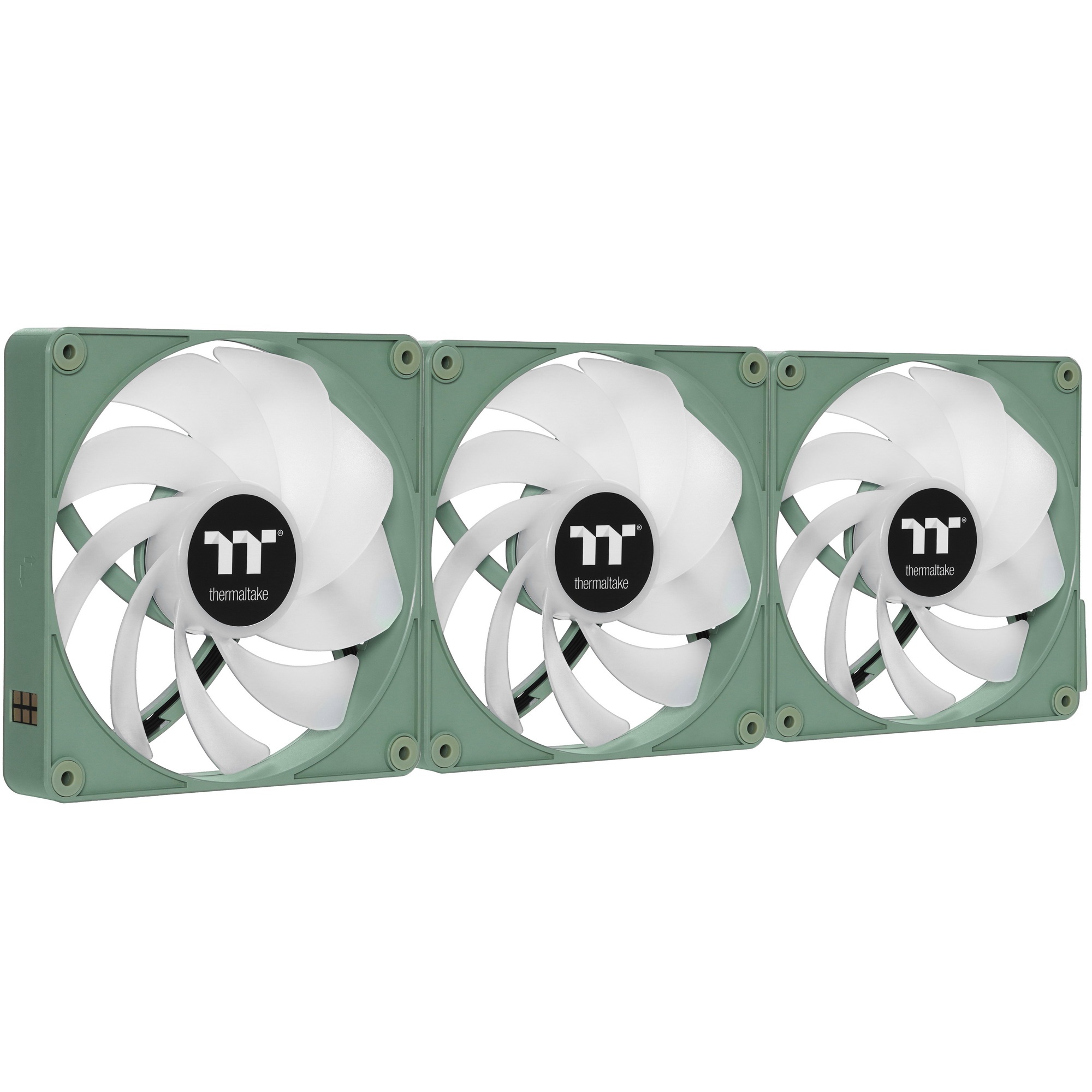 Комплект вентиляторов для корпуса Thermaltake CT140 EX Reverse ARGB Sync (3 шт.) зеленый, 140 мм, 18
