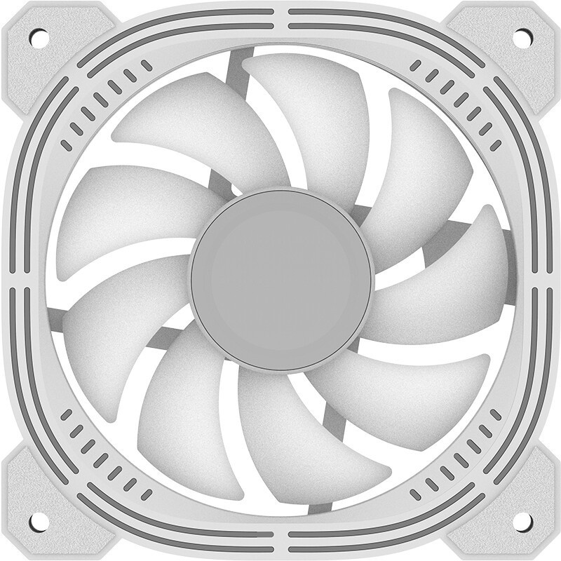 Вентилятор для корпуса Formula Nulight 12WH ARPW Reverse ARGB белый, 120 мм, 1500 об/мин, 25.34 дБ,