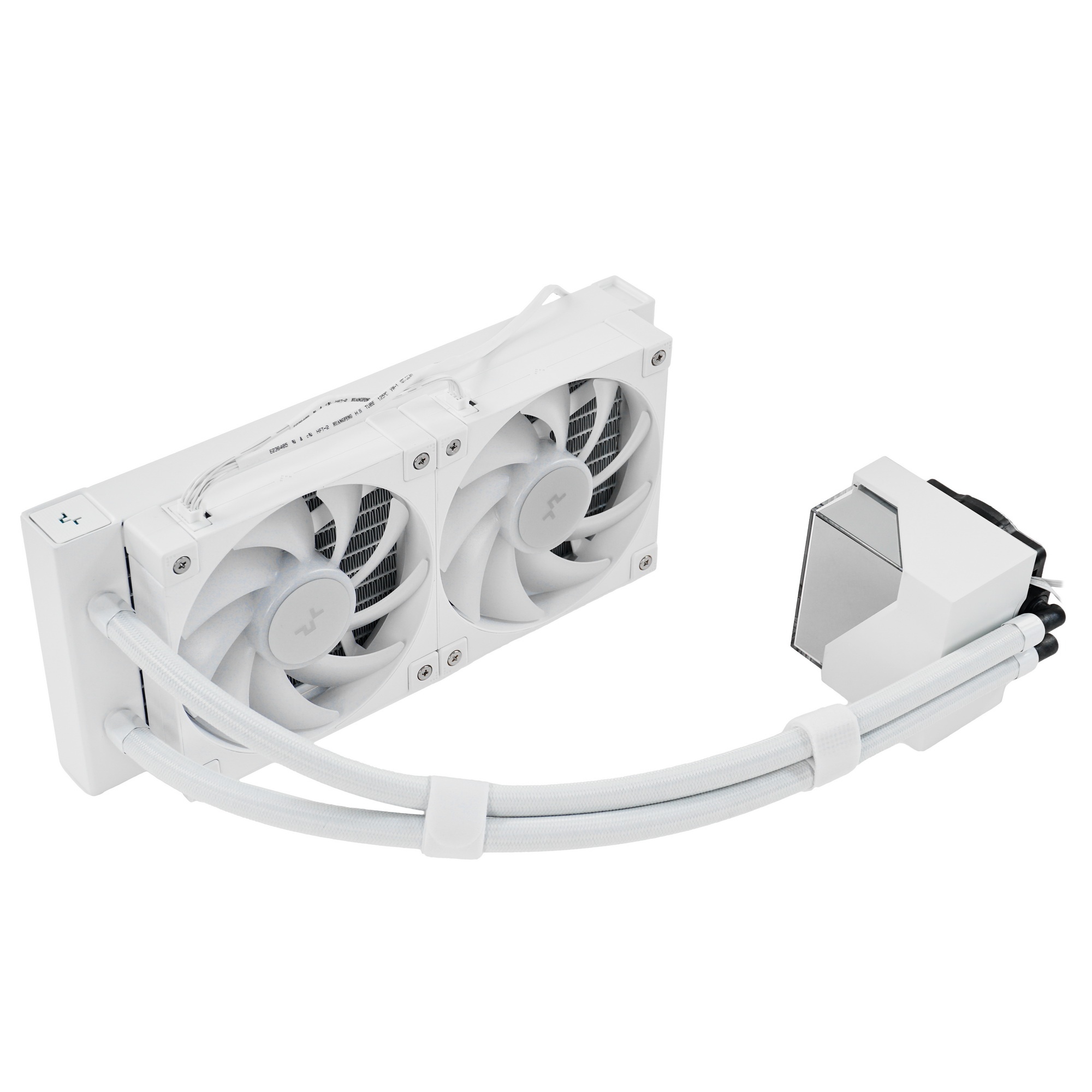 Система жидкостного охлаждения DEEPCOOL LT240 ARGB белый, 120 мм, алюминий/медь, 2400 об/мин, 38.71