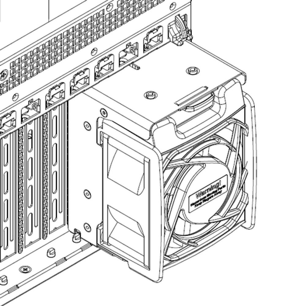 Набор охлаждения Supermicro SC747B X10 Passive GPU Kit