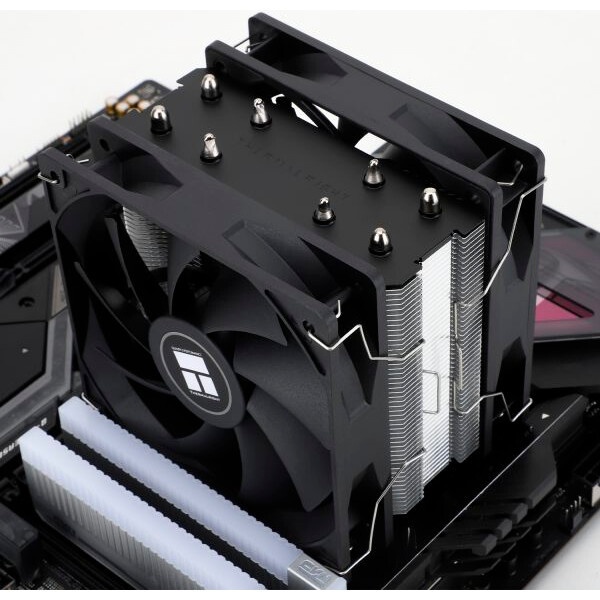 Устройство охлаждения(кулер) Thermalright Assassin X 120 Plus v2 Soc-AM5/AM4/1200/1700/1851 черный 4
