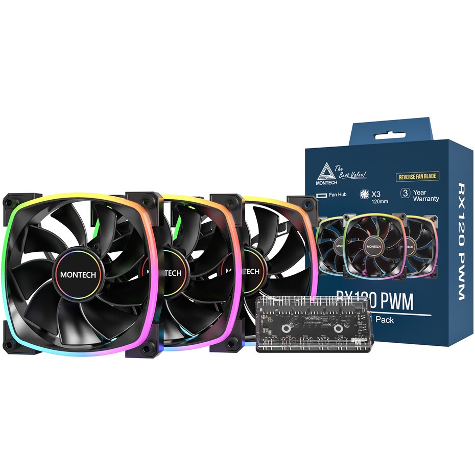 Комплект вентиляторов для корпуса Arctic P12 PWM PST A-RGB (3 шт.) белый, 120 мм, 2000 об/мин, 22.5