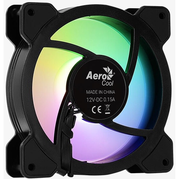 Вентилятор для корпуса ExeGate EX12025H6PSU-PWM.ARGB черный, 120 мм, 1200 об/мин, 33 дБ, 6 pin