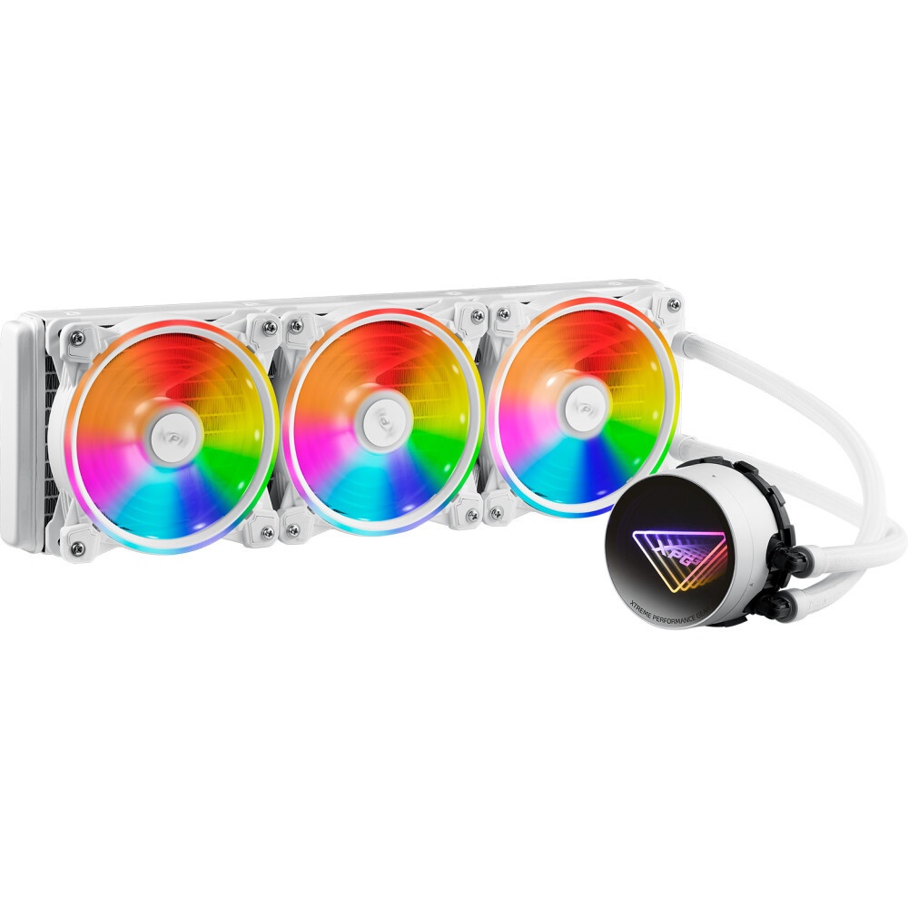 Жидкостная система охлаждения XPG Levante X 360, белый 120мм алюминий+медь 2000rpm 18.17db 4-pin 300