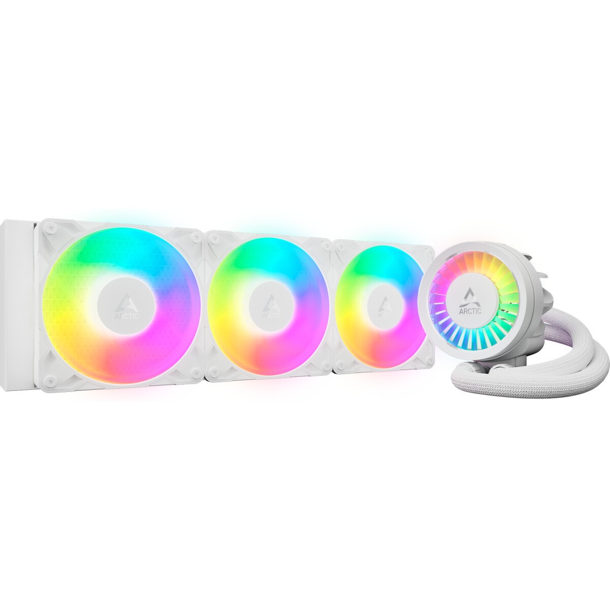 Жидкостная система охлаждения XPG Levante X 360, белый 120мм алюминий+медь 2000rpm 18.17db 4-pin 300