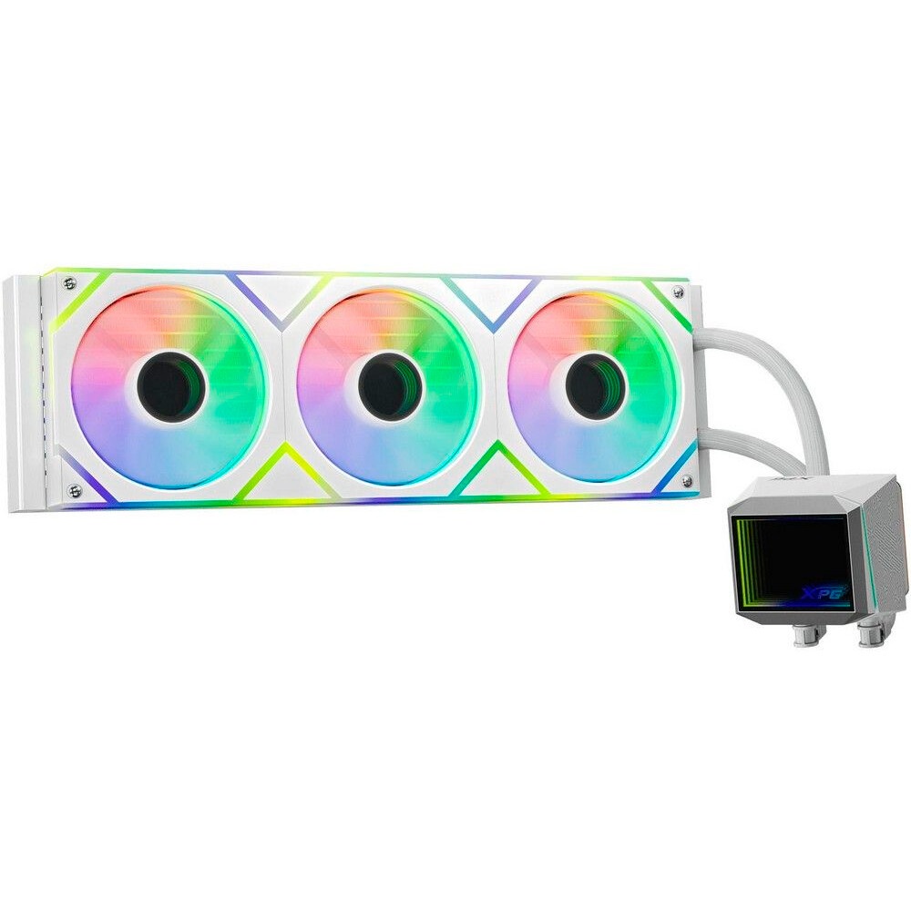 Жидкостная система охлаждения XPG Levante X 360, белый 120мм алюминий+медь 2000rpm 18.17db 4-pin 300