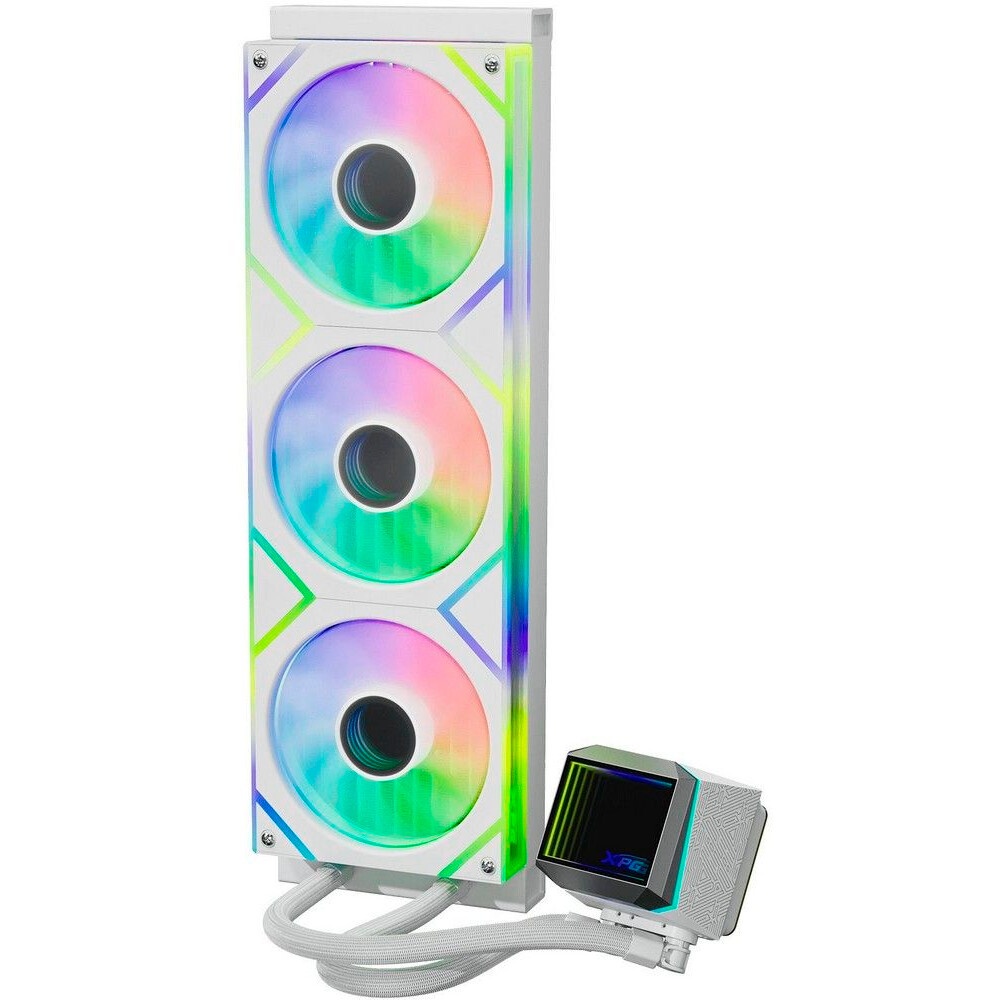 Жидкостная система охлаждения XPG Levante X 360, белый 120мм алюминий+медь 2000rpm 18.17db 4-pin 300