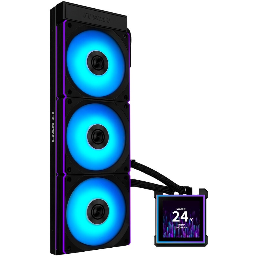 Жидкостная система охлаждения XPG Levante X 360, белый 120мм алюминий+медь 2000rpm 18.17db 4-pin 300