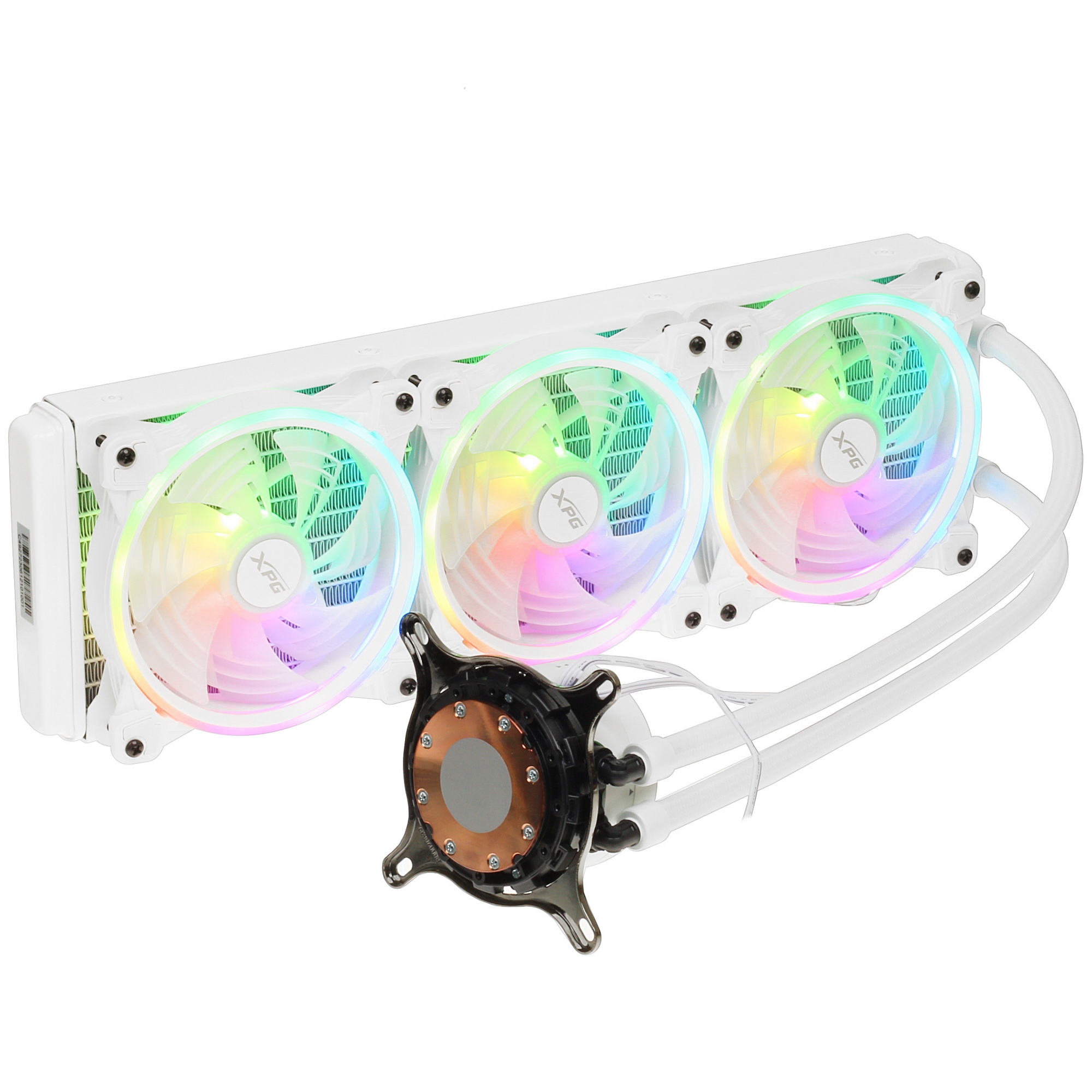 Жидкостная система охлаждения XPG Levante X 360, белый 120мм алюминий+медь 2000rpm 18.17db 4-pin 300