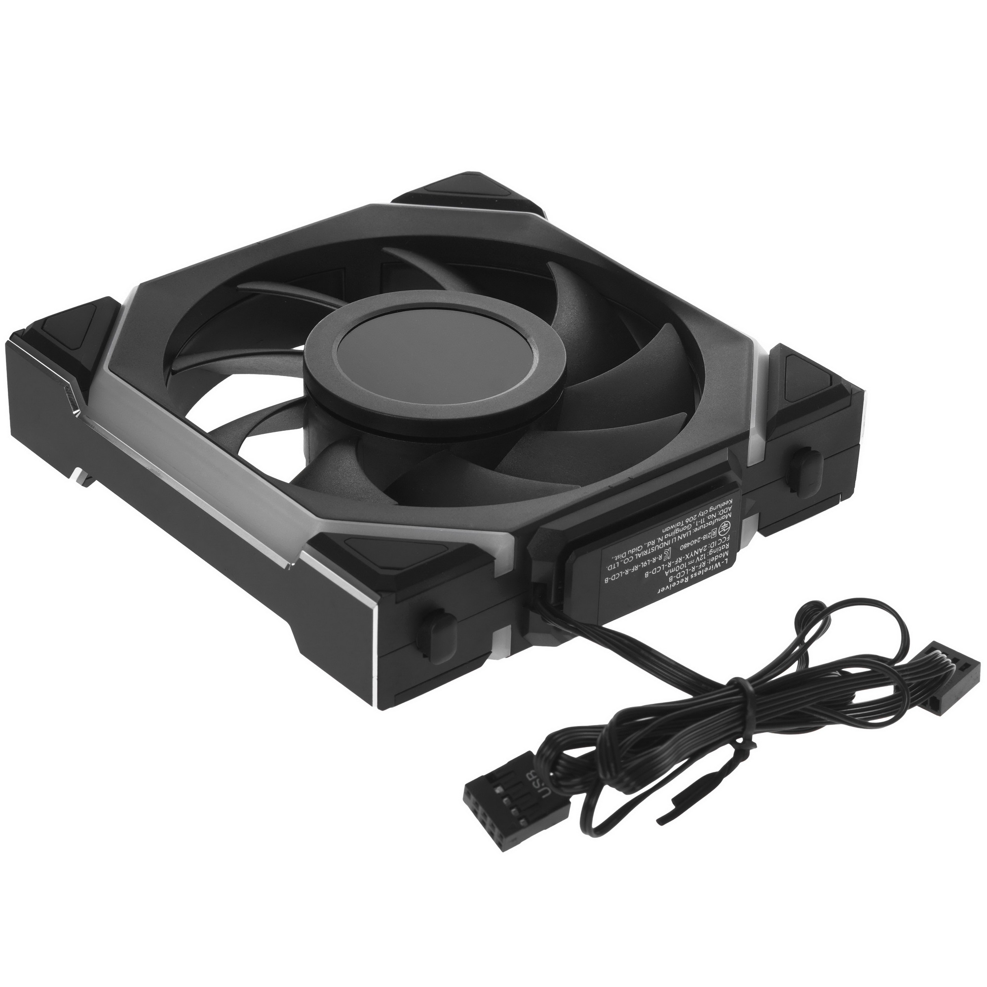 Вентилятор для корпуса Lian Li Uni Fan SL Wireless 120 LCD Reverse ARGB черный, 120 мм, 1900 об/мин,