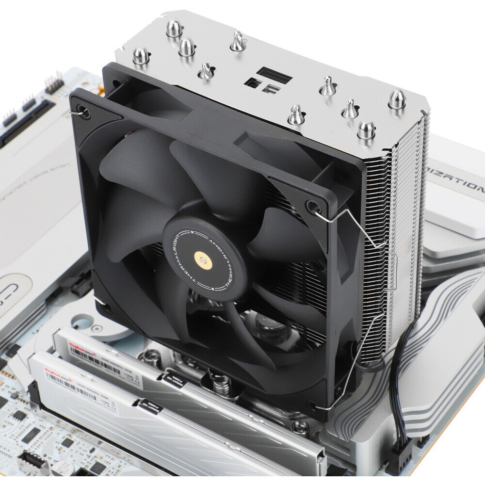 Устройство охлаждения(кулер) Thermalright Assassin Spirit 120 Plus V2 Soc-AM5/AM4/1200/1700/1851 4-p