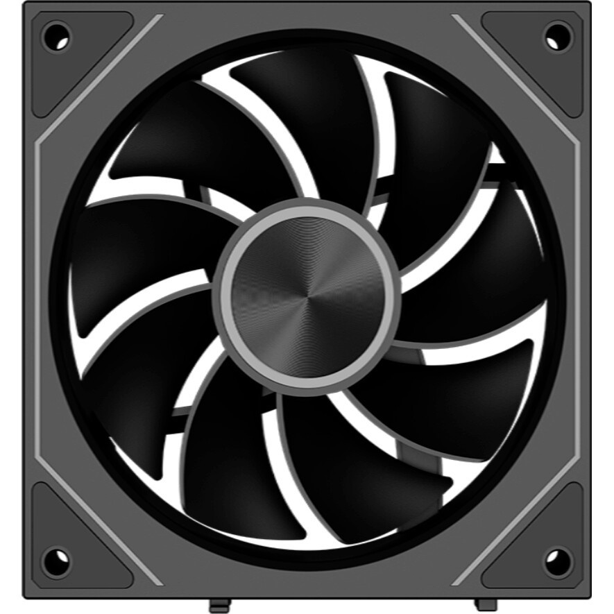 Вентилятор для корпуса PCCooler FX 120 ARGB черный, 120 мм, 2000 об/мин, 33.2 дБ, 4 pin