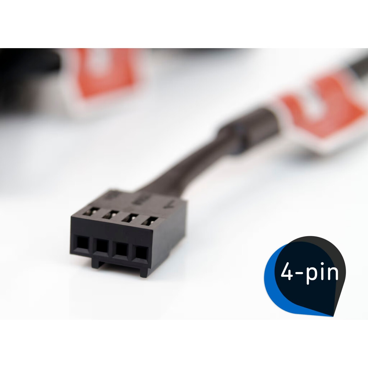 Вентилятор для корпуса ExeGate EX09225S4P-PWM черный, 92 мм, 2000 об/мин, 26 дБ, 4 pin