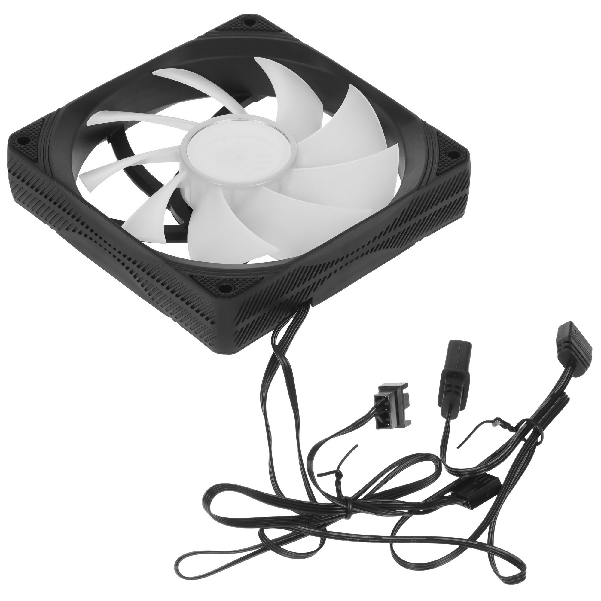 Вентилятор для корпуса Bloody BD-CF120ARGB1 ARGB черный, 120 мм, 1600 об/мин, 26 дБ, 4 pin