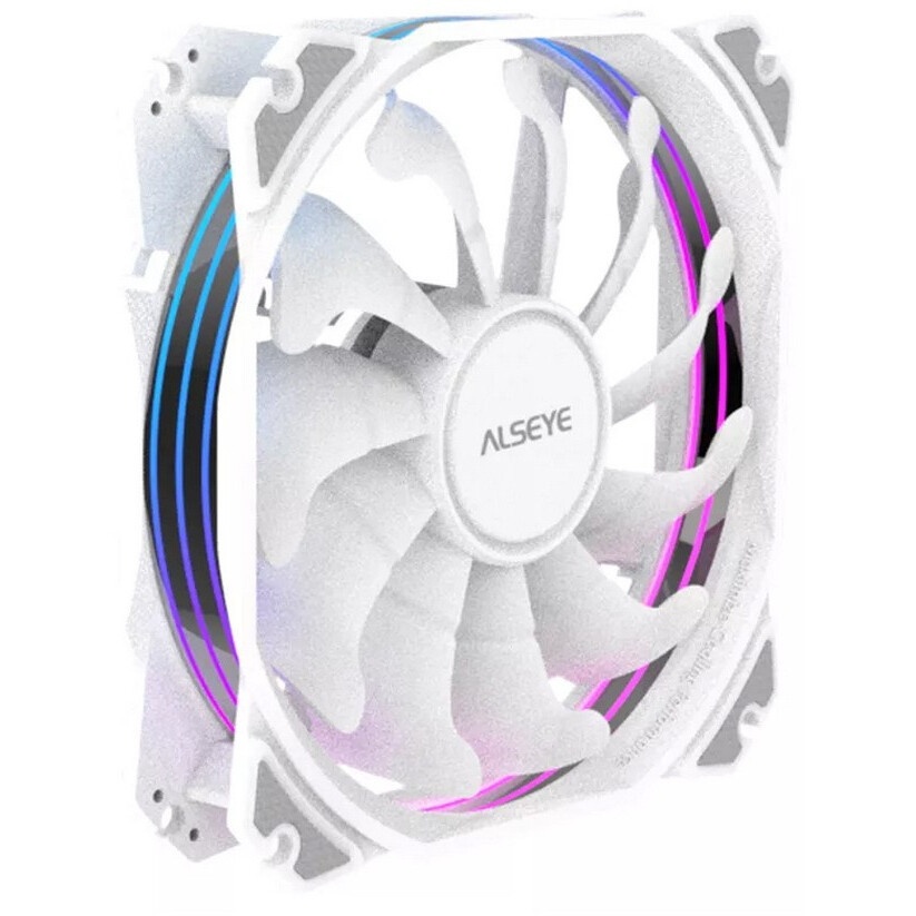 Вентилятор для корпуса Alseye Mirror-B-P черный, 120 мм, 2000 об/мин, 35.2 дБ, 4 pin