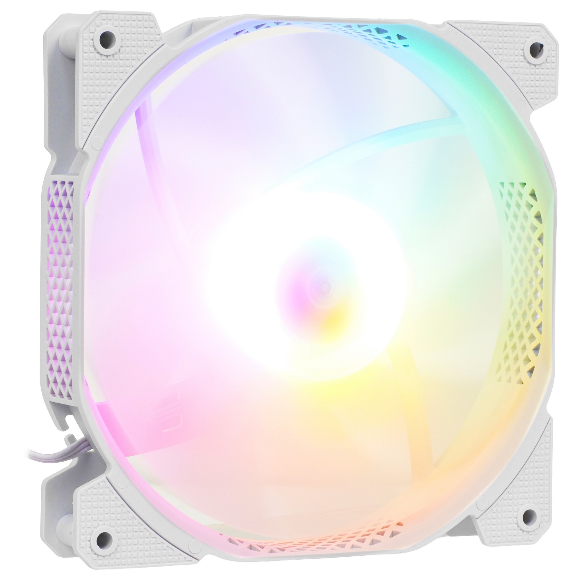Вентилятор для корпуса Aerocool / Formula Cosmic 14WH FR RGB белый, 140 мм, 1100 об/мин, 22.3 дБ, 4