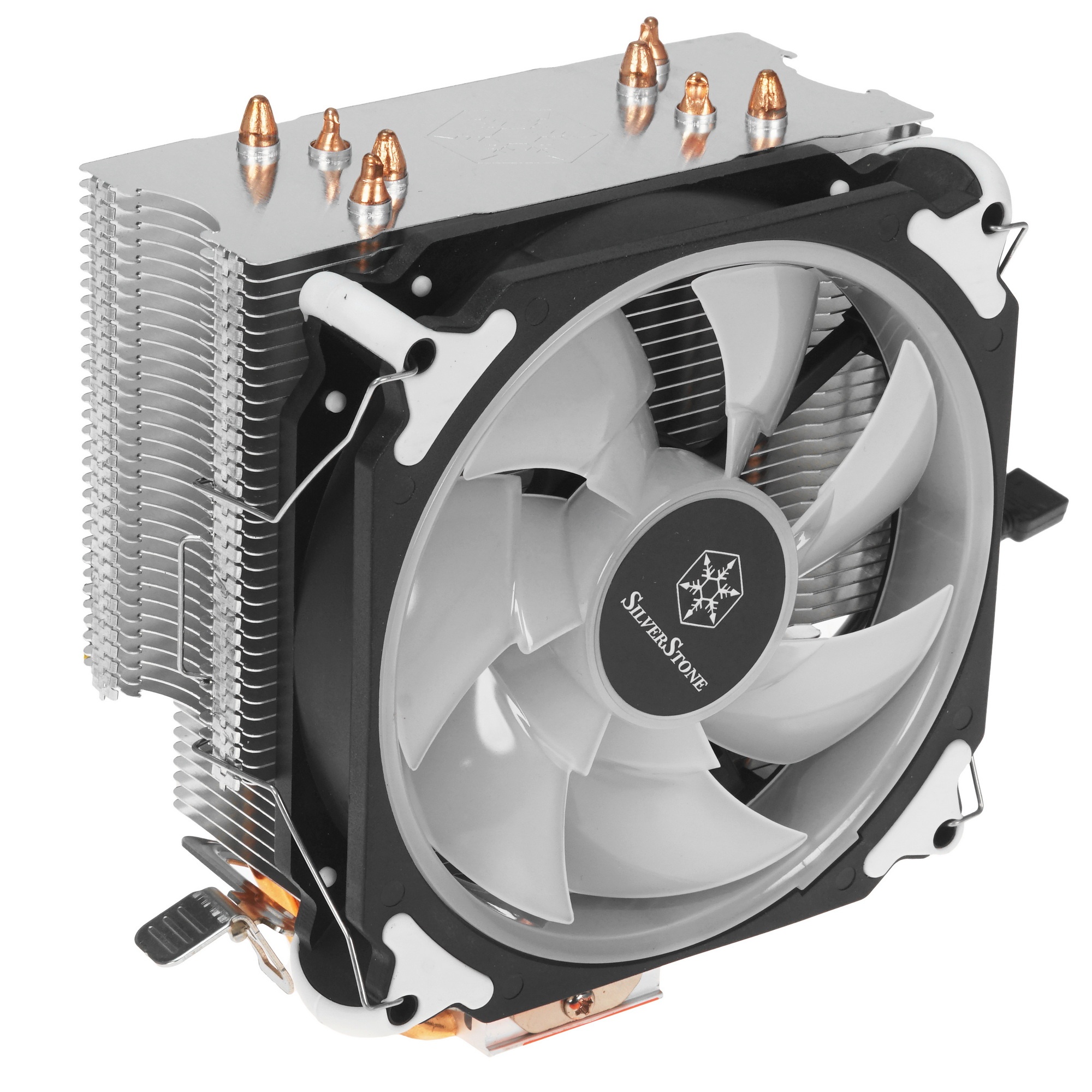 Кулер универсальный Silverstone SST-AR12-RGB Argon CPU Cooler 4 Direct Contact Heatpipe, 120mm PWM R