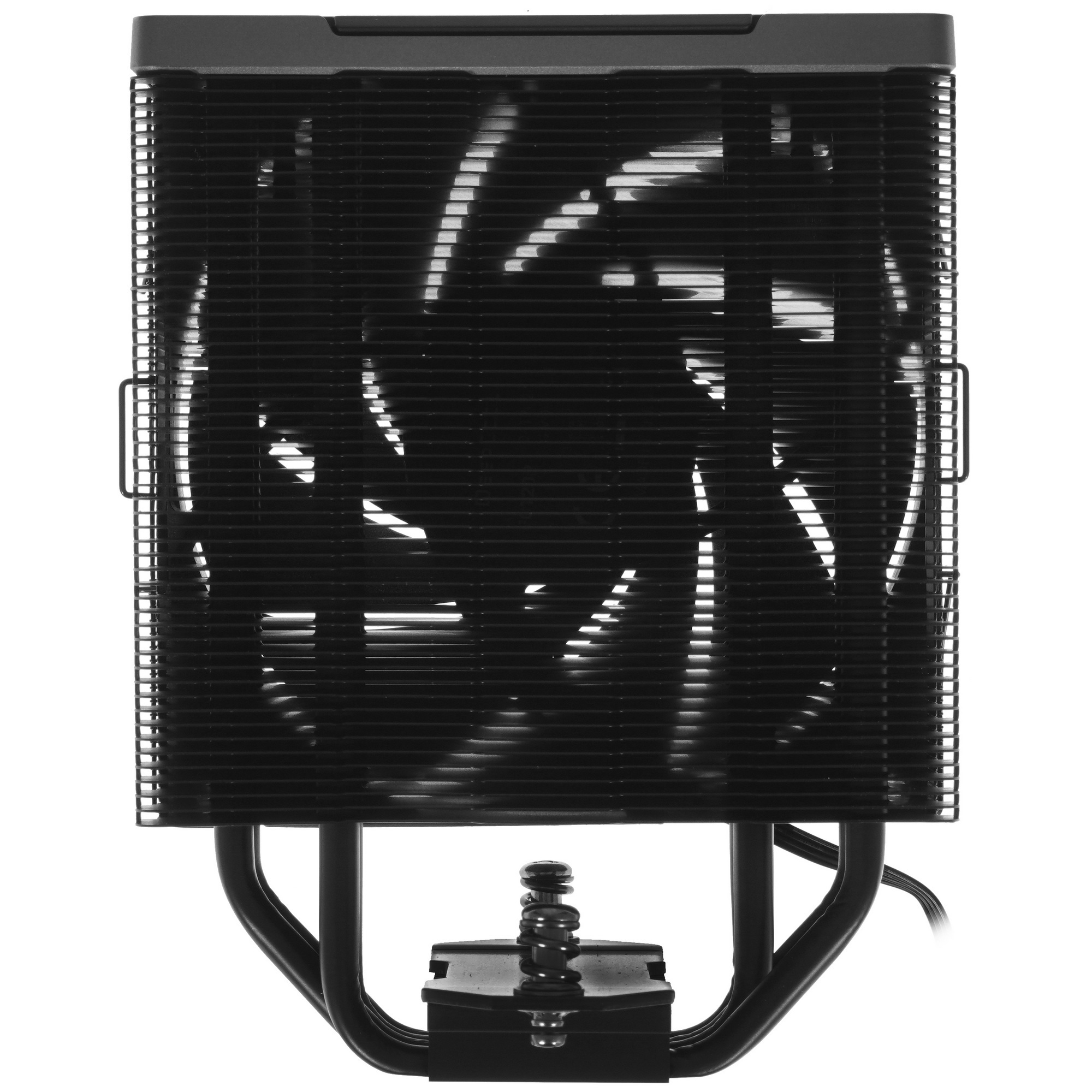 Кулер для процессора DEEPCOOL AK400 ZERO DARK черный, 120 мм, алюминий/медь, 1850 об/мин, 29 дБ, 4 p