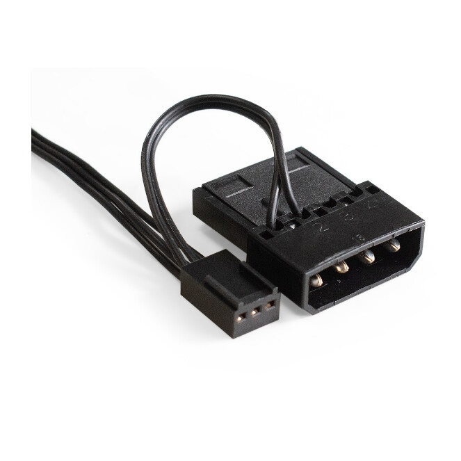 Вентилятор для корпуса Digma DFAN-FRGB2 черный, 120 мм, 1200 об/мин, 23 дБ, 4 pin