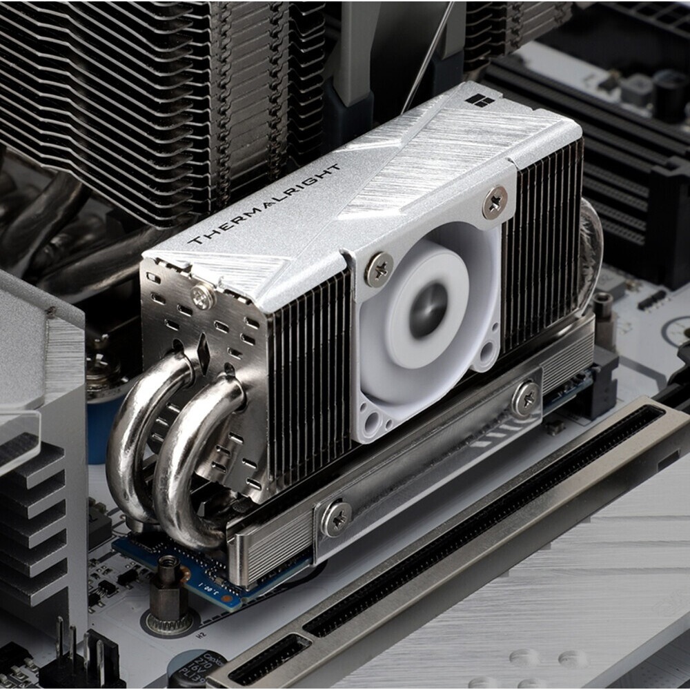 Радиатор для M.2 SSD Thermalright 2280, 75x23х12 мм, серый (002189)