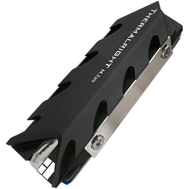 Радиатор для M.2 SSD Thermalright 2280, 75x23х12 мм, серый (002189)